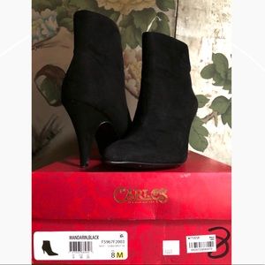 Black ankle booties